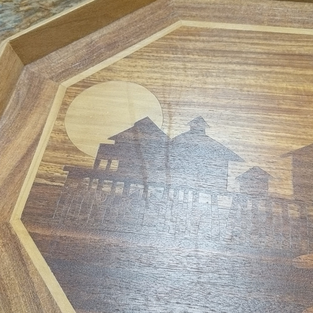 Wood serving tray - Picture 4 of 4